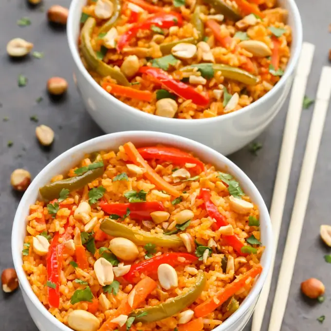 Thai red curry rice